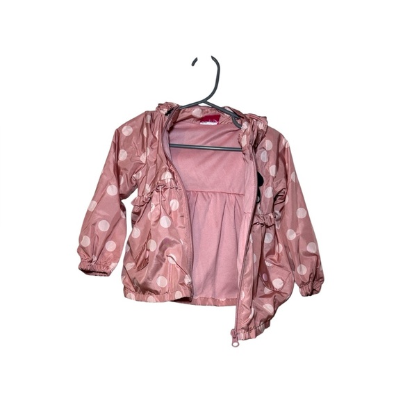 Disney Junior Toddler Girl Minnie Mouse Rain Jacket Size 18 Months Pink - Picture 10 of 10